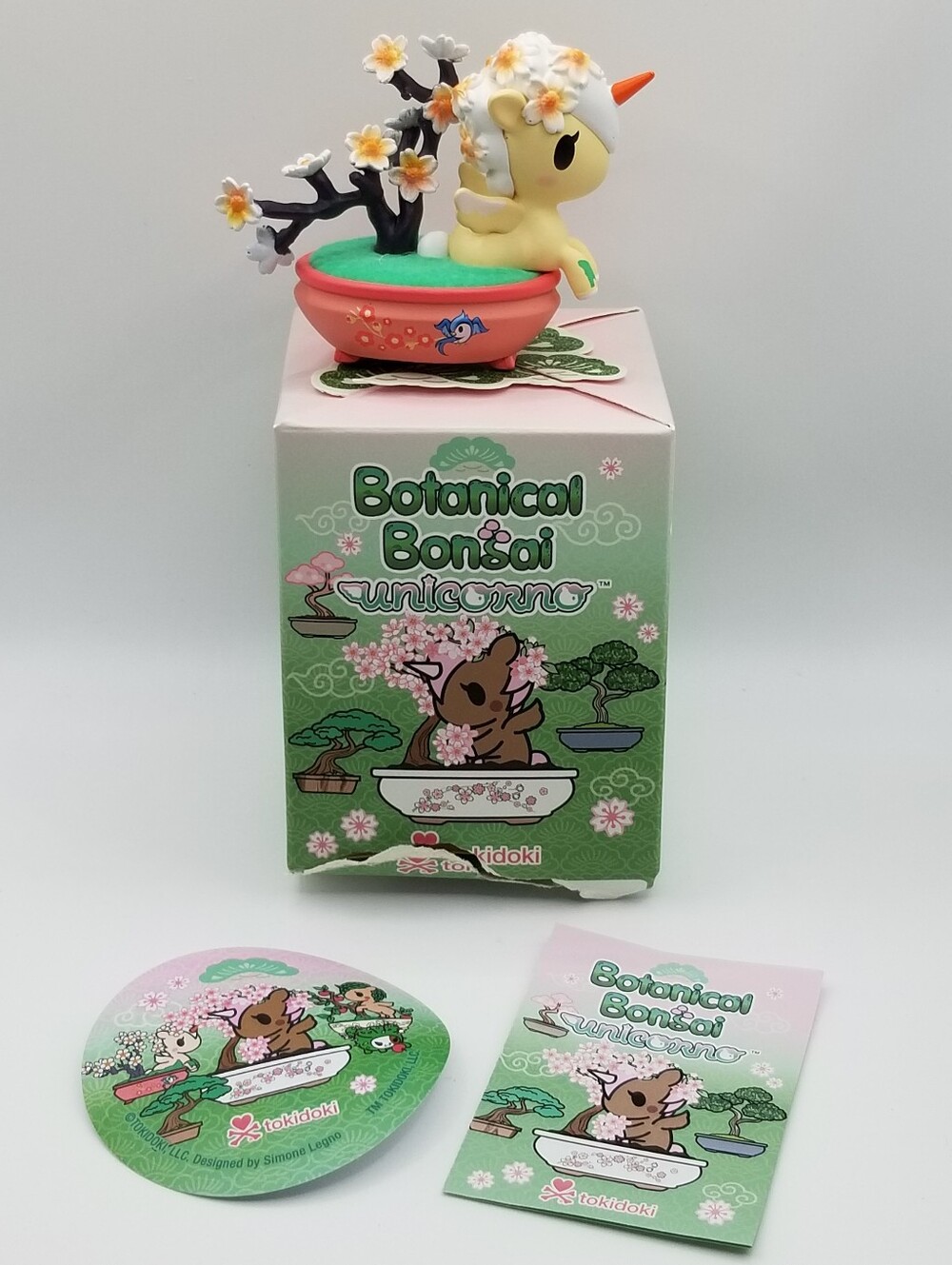Tokidoki Botanical Bonsai Unicorno: White Blossom Bonsai Figure